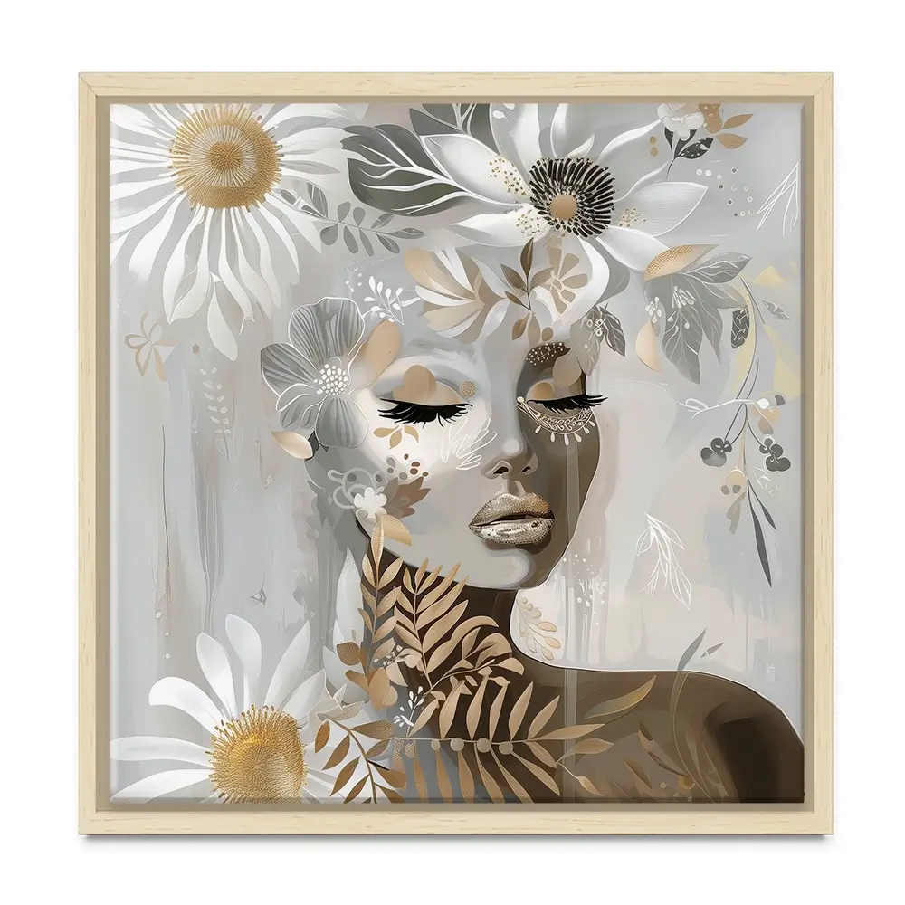 Wildlace Square Canvas Print Wildlace Square Canvas Print wall art product Bella Eve