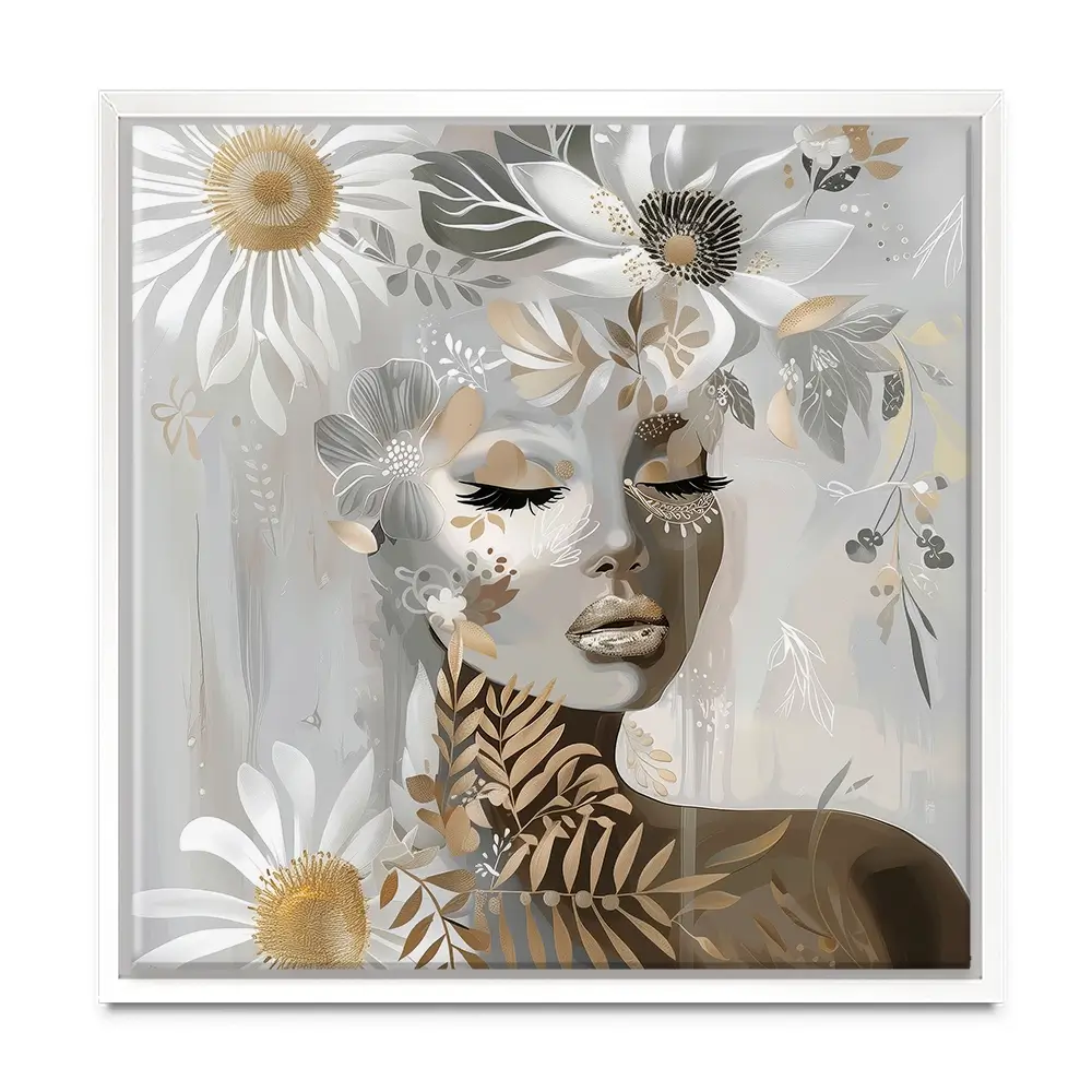 Wildlace Square Canvas Print Wildlace Square Canvas Print wall art product Bella Eve