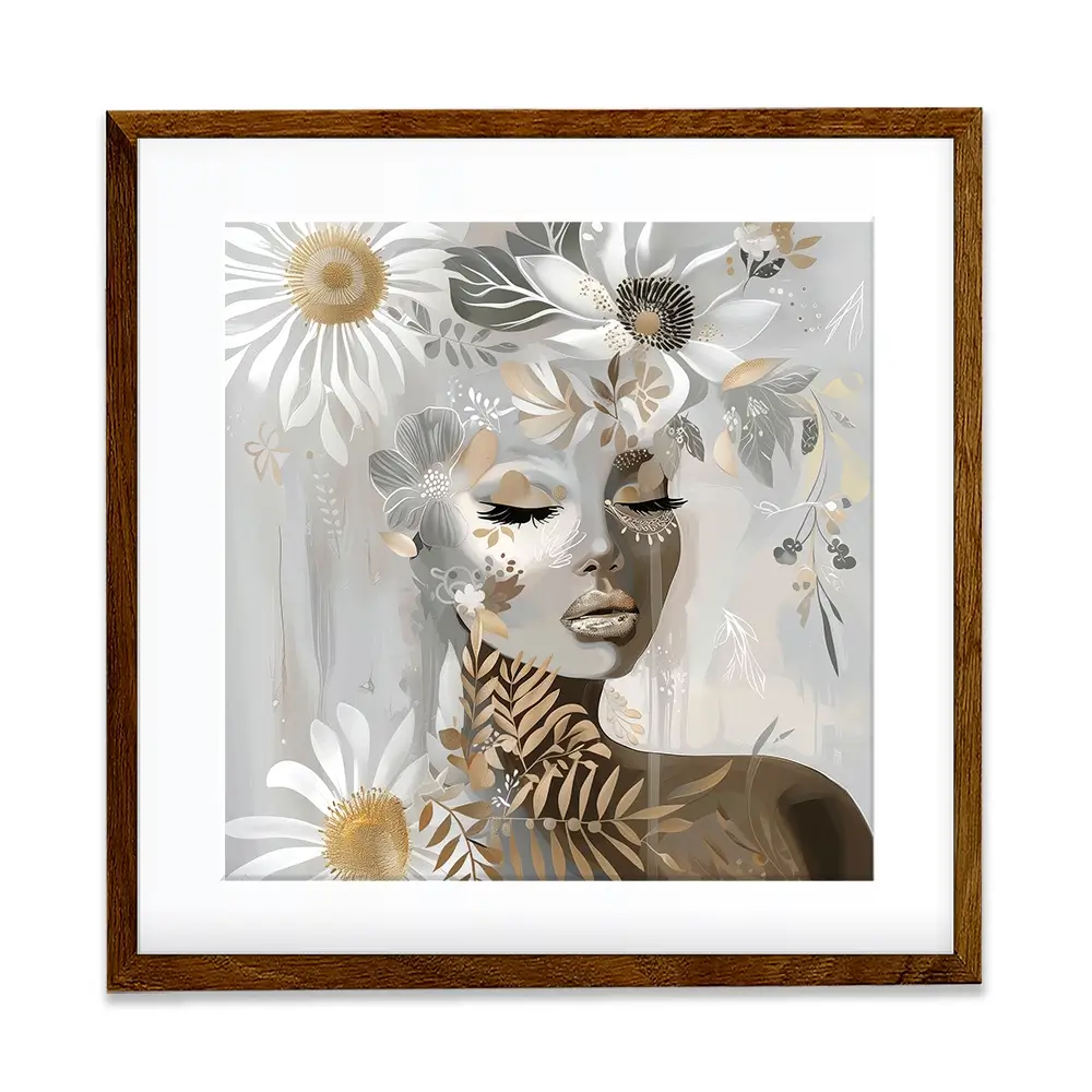 Wildlace Square Framed Art Print Wildlace Square Framed Art Print wall art product Bella Eve