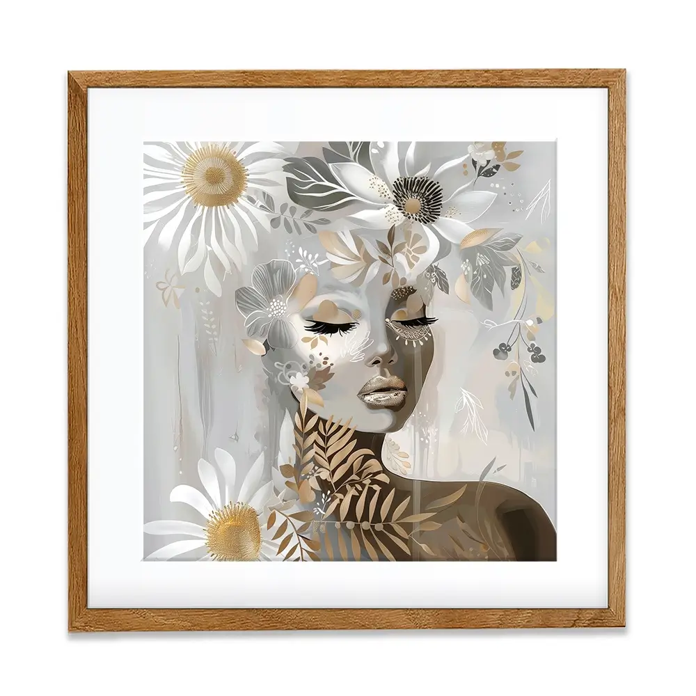Wildlace Square Framed Art Print Wildlace Square Framed Art Print wall art product Bella Eve