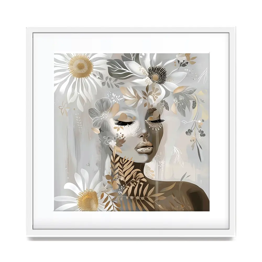 Wildlace Square Framed Art Print Wildlace Square Framed Art Print wall art product Bella Eve