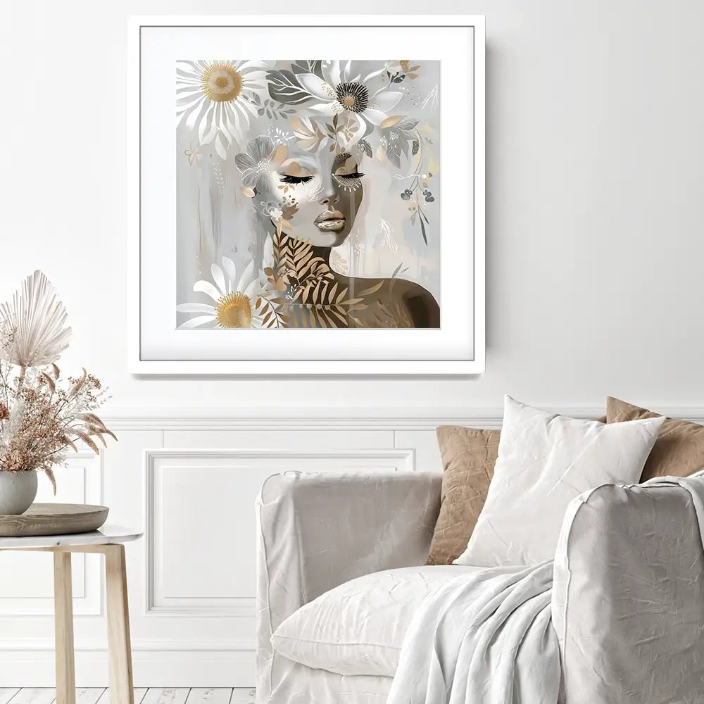 Wildlace Square Framed Art Print Wildlace Square Framed Art Print wall art product Bella Eve