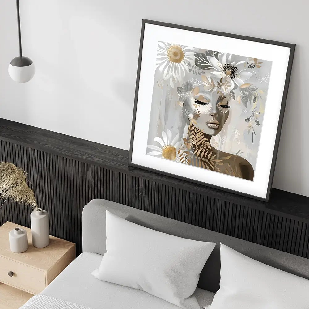 Wildlace Square Framed Art Print Wildlace Square Framed Art Print wall art product Bella Eve