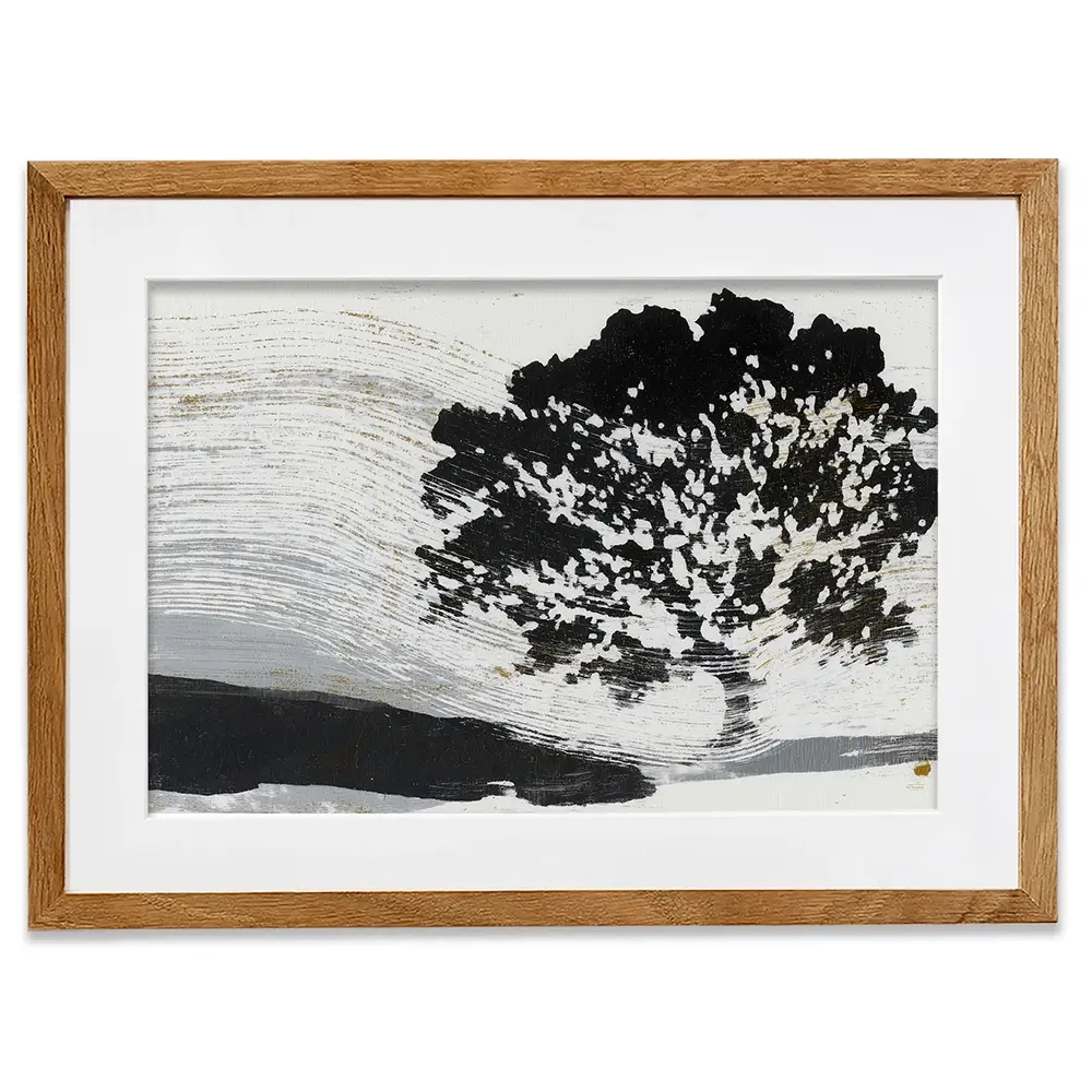 Wind Bent Tree Framed Art Print Wind Bent Tree Framed Art Print wall art product Chromatic Storm Studio