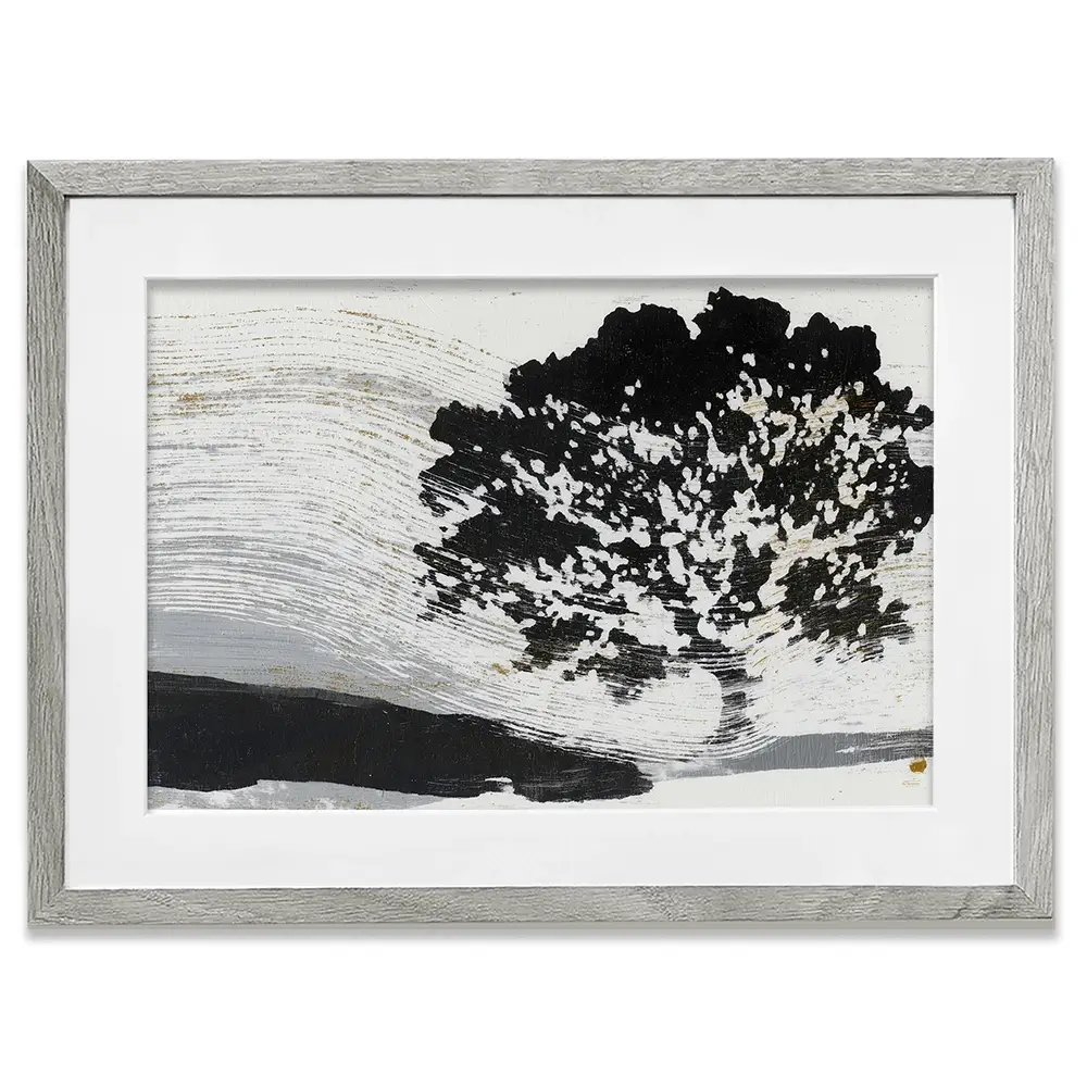 Wind Bent Tree Framed Art Print Wind Bent Tree Framed Art Print wall art product Chromatic Storm Studio
