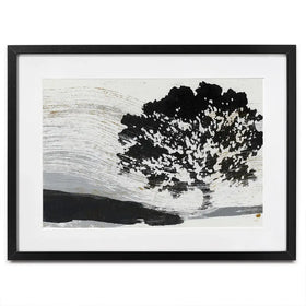 Wind Bent Tree Framed Art Print Wind Bent Tree Framed Art Print wall art product Chromatic Storm Studio