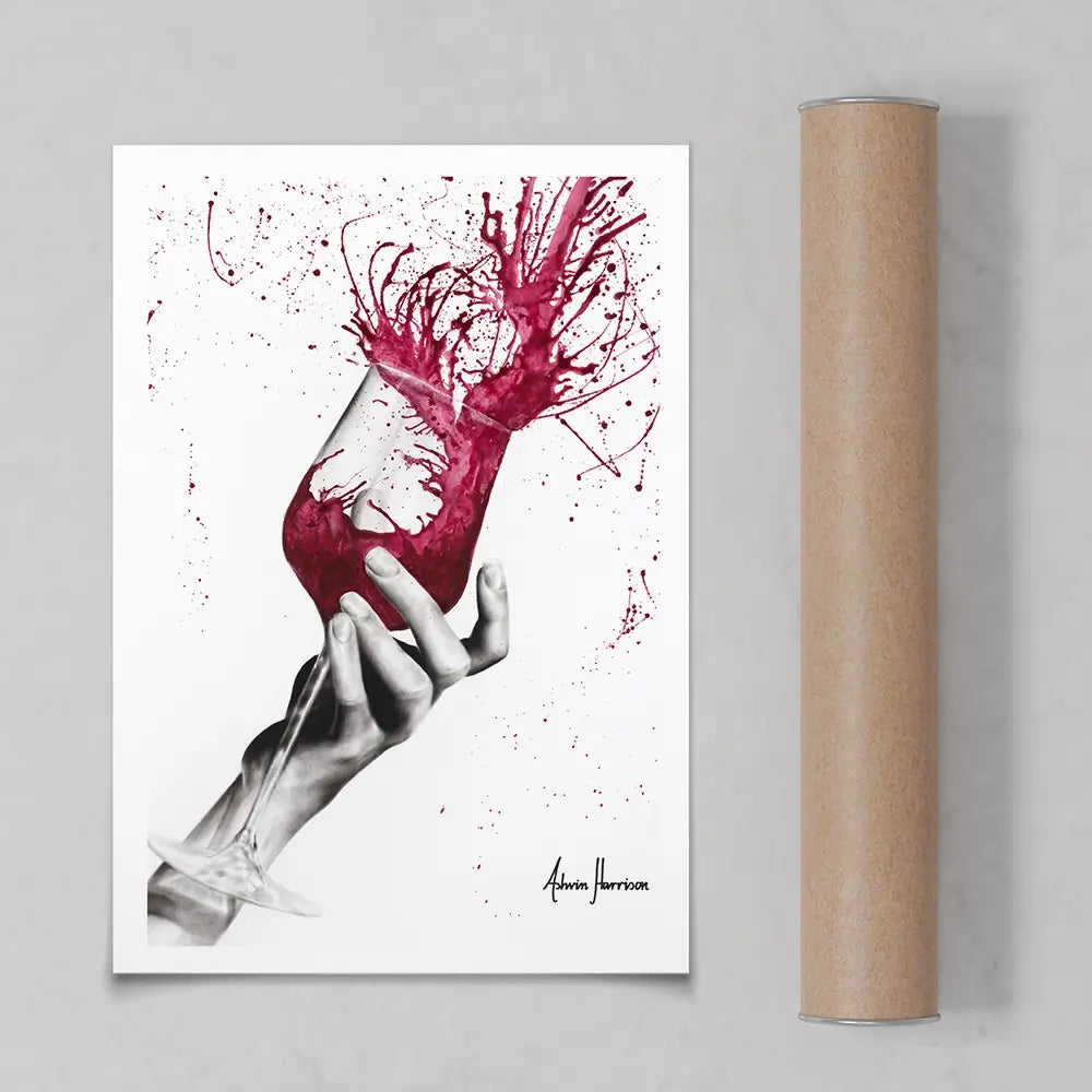 Wine Twirl Art Print Wine Twirl Art Print wall art product Ashvin Harrison