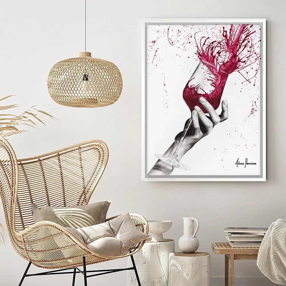 Wine Twirl Canvas Print Wine Twirl Canvas Print wall art product Ashvin Harrison