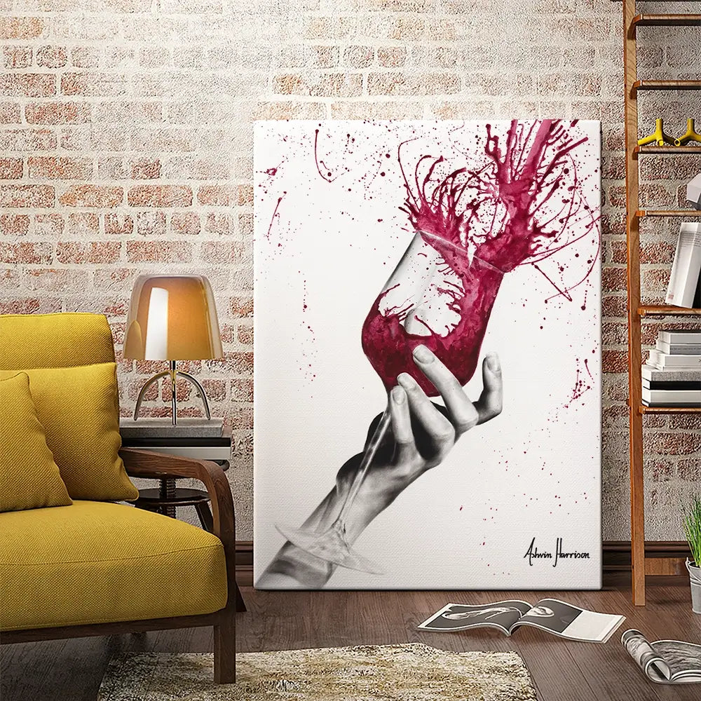 Wine Twirl Canvas Print Wine Twirl Canvas Print wall art product Ashvin Harrison