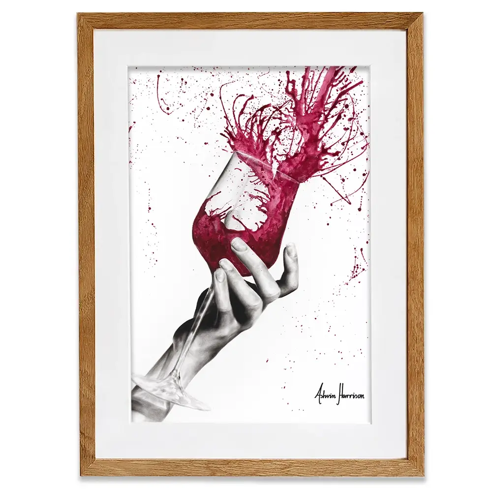 Wine Twirl Framed Art Print Wine Twirl Framed Art Print wall art product Ashvin Harrison