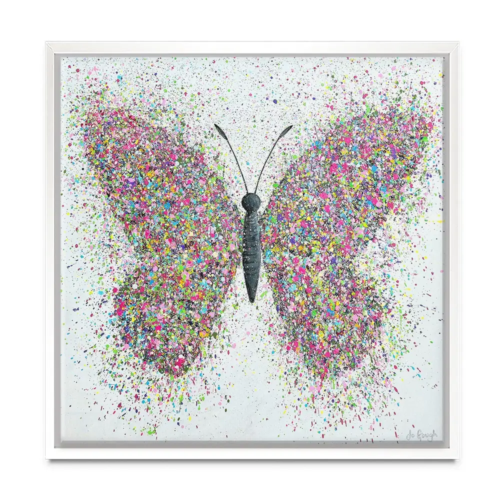 Wings Of Love Square Canvas Print Wings Of Love Square Canvas Print wall art product Jo Gough