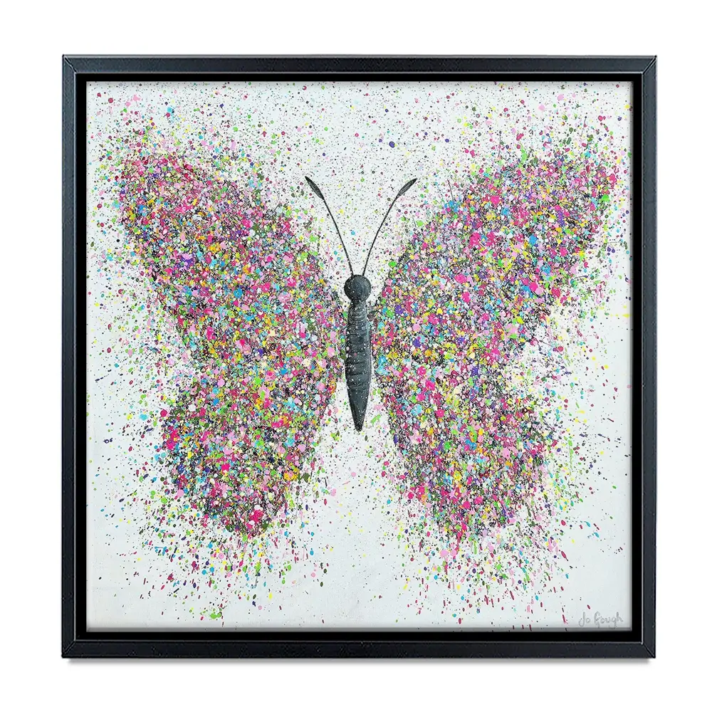 Wings Of Love Square Canvas Print Wings Of Love Square Canvas Print wall art product Jo Gough