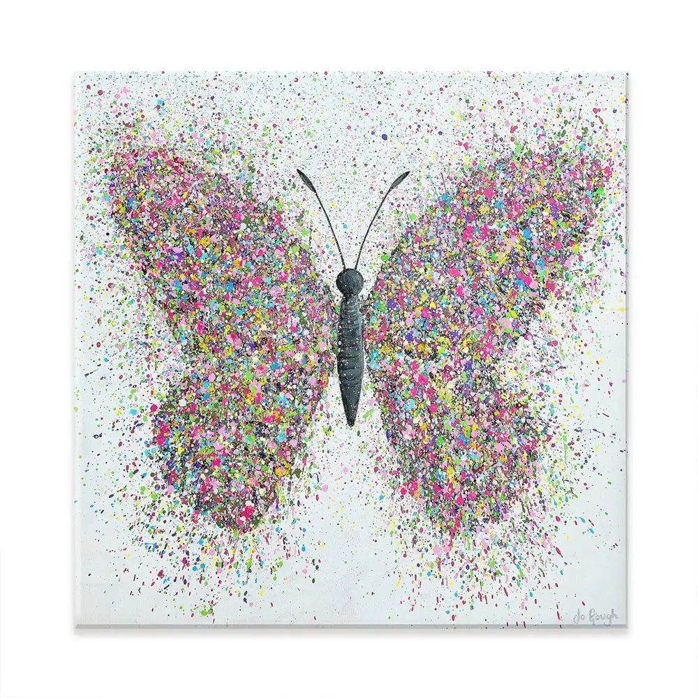 Wings Of Love Square Canvas Print Wings Of Love Square Canvas Print wall art product Jo Gough