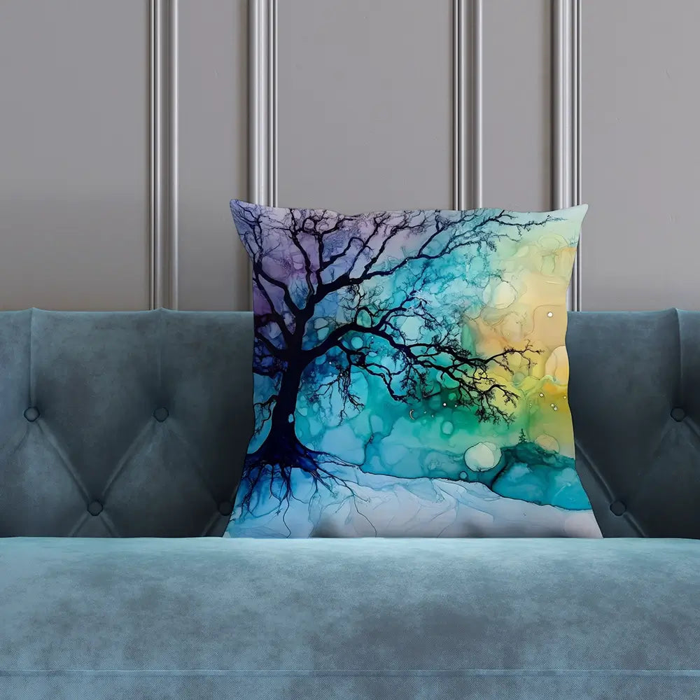 Winter Dawn Cushion Winter Dawn Cushion wall art product Art Print Shop