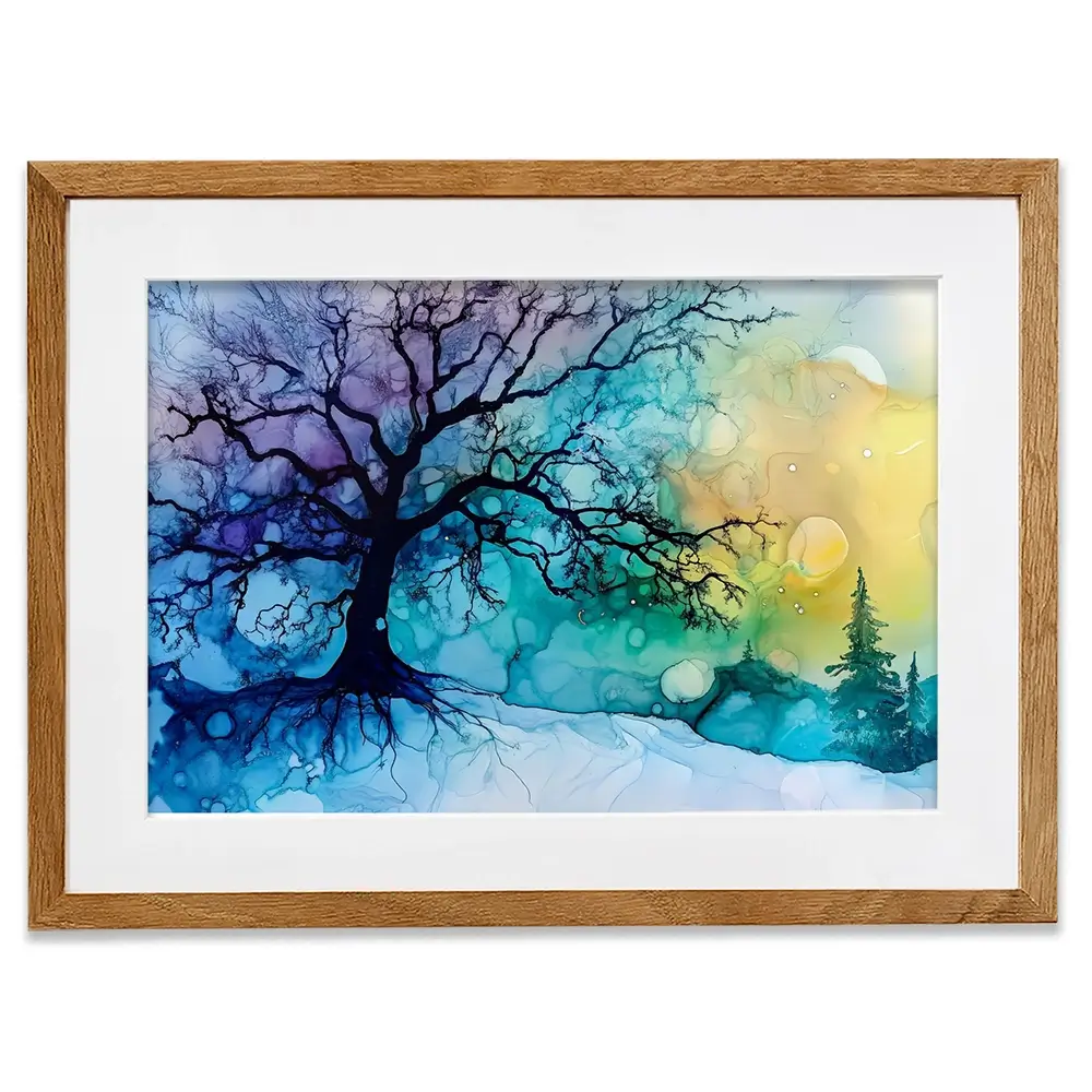 Winter Dawn Framed Art Print Winter Dawn Framed Art Print wall art product David Alexander Elder