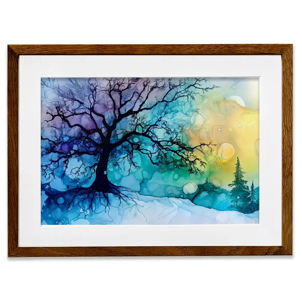Winter Dawn Framed Art Print Winter Dawn Framed Art Print wall art product David Alexander Elder