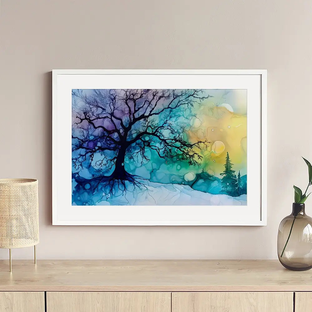 Winter Dawn Framed Art Print Winter Dawn Framed Art Print wall art product David Alexander Elder