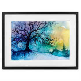 Winter Dawn Framed Art Print Winter Dawn Framed Art Print wall art product David Alexander Elder