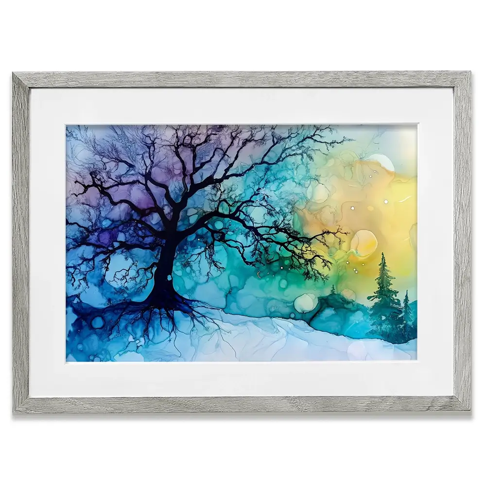 Winter Dawn Framed Art Print Winter Dawn Framed Art Print wall art product David Alexander Elder
