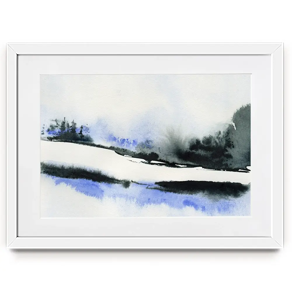 Winter Impressions Framed Art Print Winter Impressions Framed Art Print wall art product Treechild
