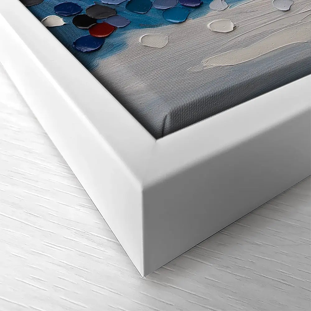 Winter In The Garden Square Canvas Print Winter In The Garden Square Canvas Print wall art product Ekaterina Ermilkina