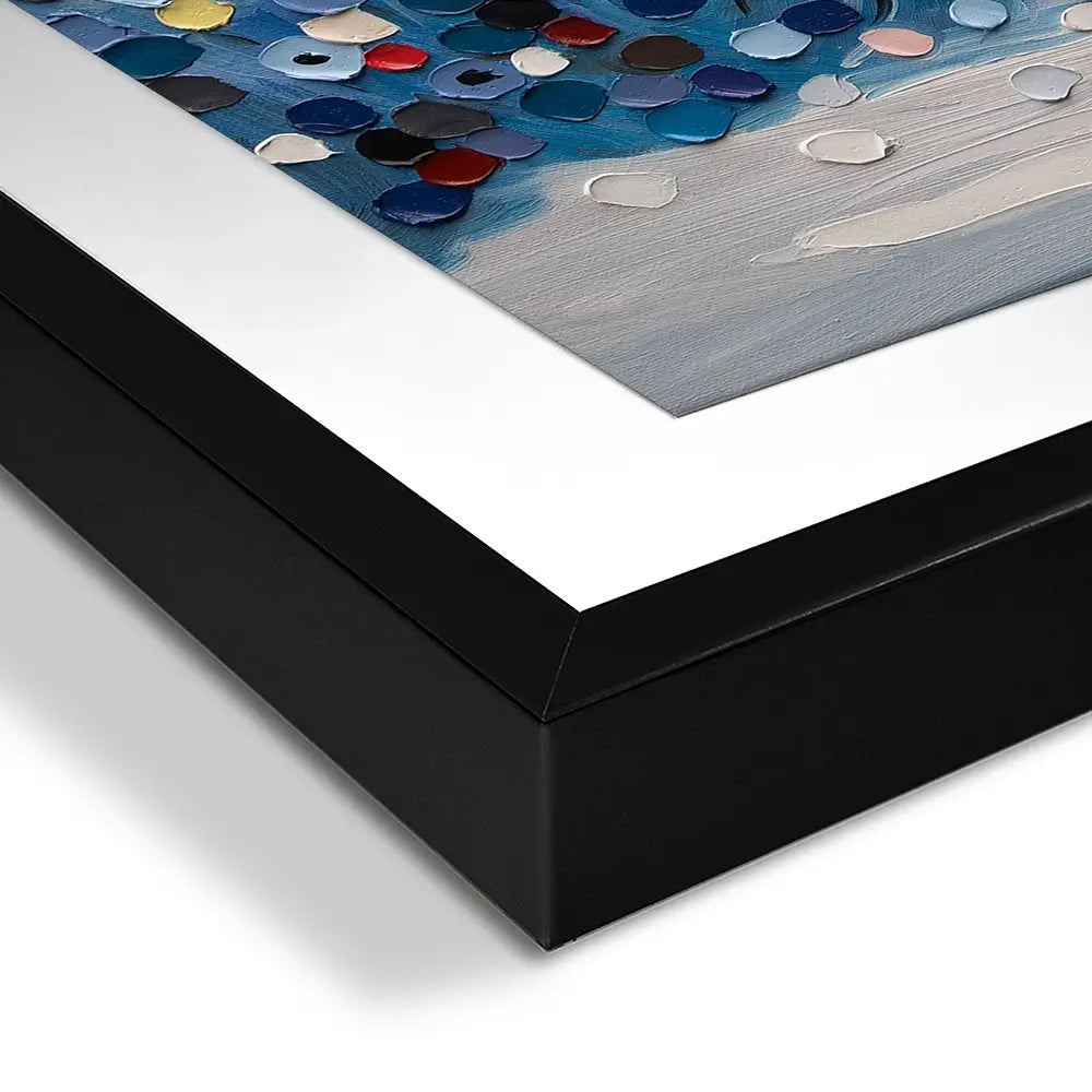 Winter In The Garden Square Framed Art Print Winter In The Garden Square Framed Art Print wall art product Ekaterina Ermilkina