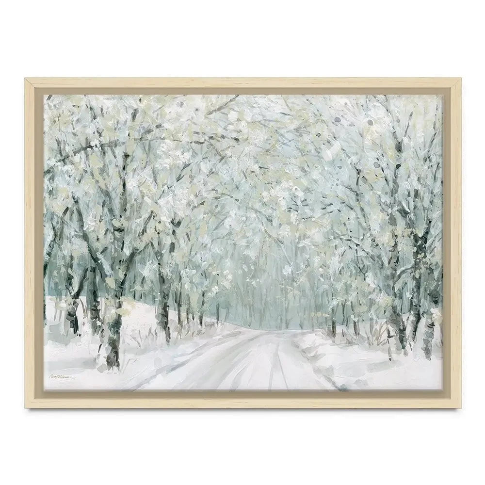 Winter Lane Canvas Print Winter Lane Canvas Print wall art product Carol Robinson