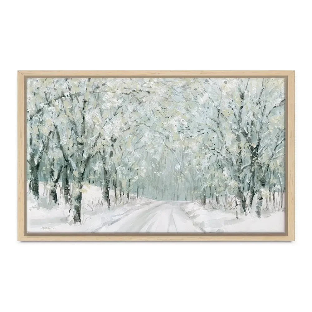 Winter Lane Canvas Print Winter Lane Canvas Print wall art product Carol Robinson