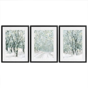 Winter Lane Framed Art Print Trio Winter Lane Framed Art Print Trio wall art product Carol Robinson