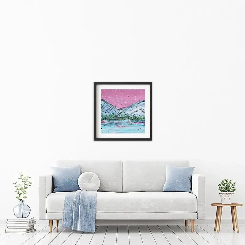 Winter Mountain Escape Framed Art Print Winter Mountain Escape Framed Art Print wall art product Charlotte Anna Reed