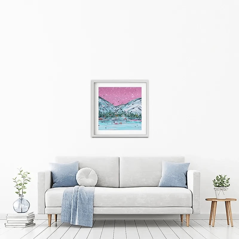 Winter Mountain Escape Framed Art Print Winter Mountain Escape Framed Art Print wall art product Charlotte Anna Reed