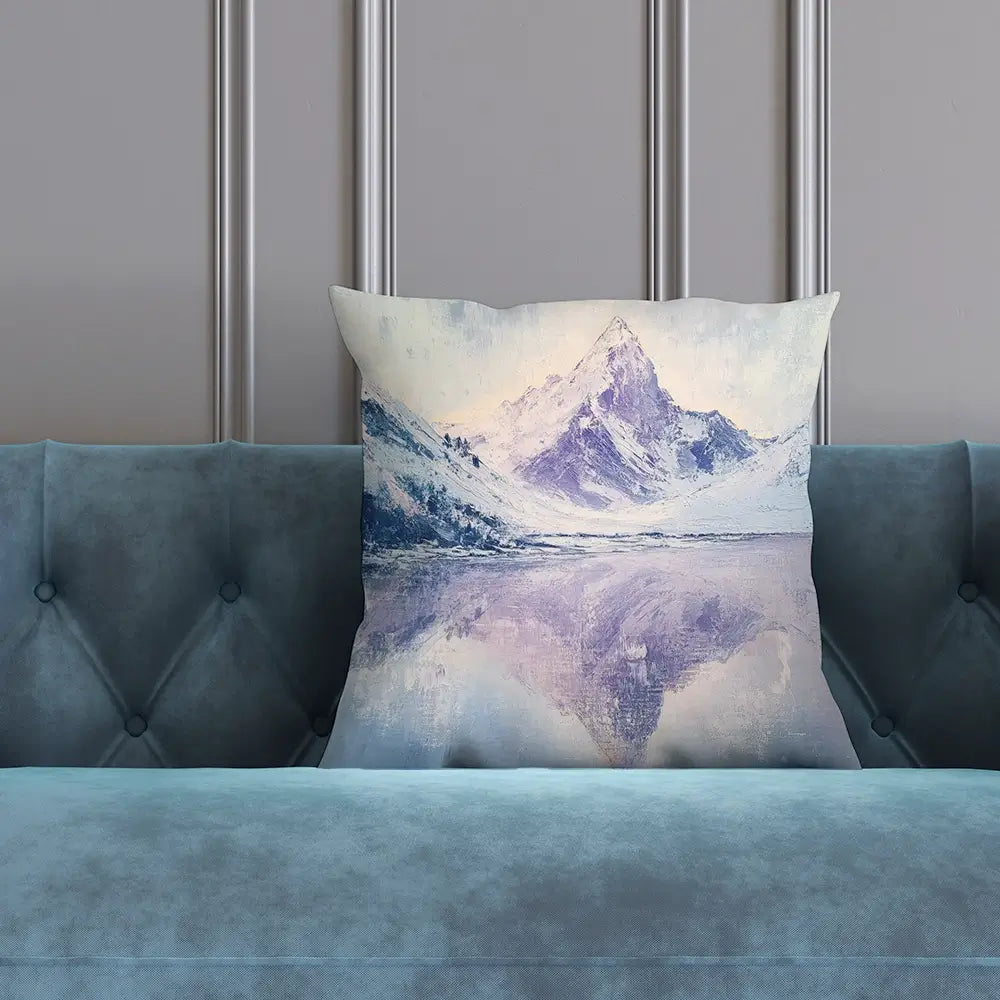 Winter Mountains Cushion Winter Mountains Cushion wall art product Tanya Ocean