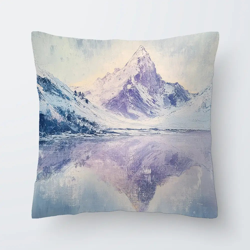 Winter Mountains Cushion Winter Mountains Cushion wall art product Tanya Ocean