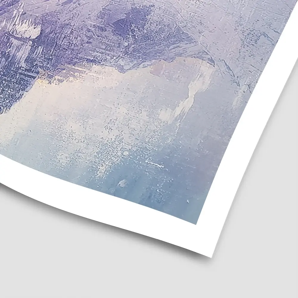 Winter Mountains Square Art Print Winter Mountains Square Art Print wall art product Tanya Ocean