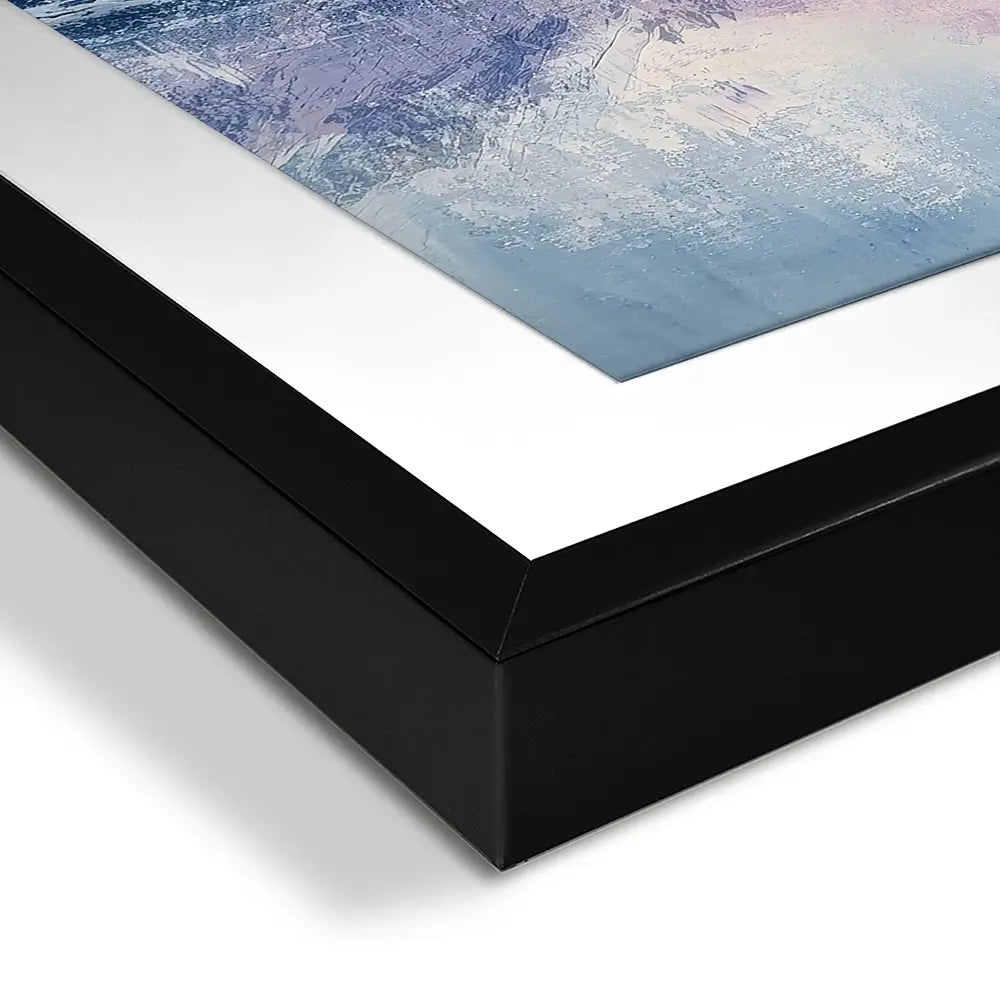 Winter Mountains Square Framed Art Print Winter Mountains Square Framed Art Print wall art product Tanya Ocean