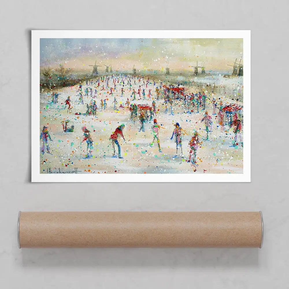 Winter People Art Print Winter People Art Print wall art product Studio Paint-Ing