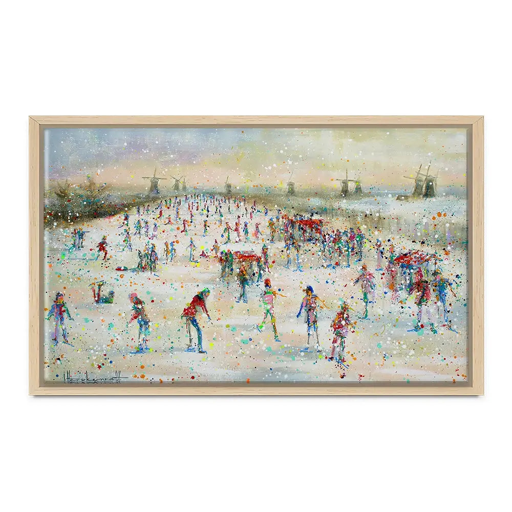 Winter People Canvas Print Winter People Canvas Print wall art product Studio Paint-Ing