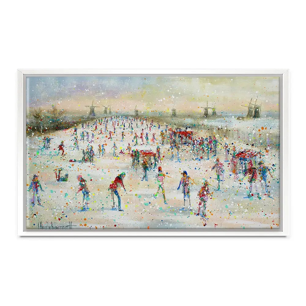 Winter People Canvas Print Winter People Canvas Print wall art product Studio Paint-Ing