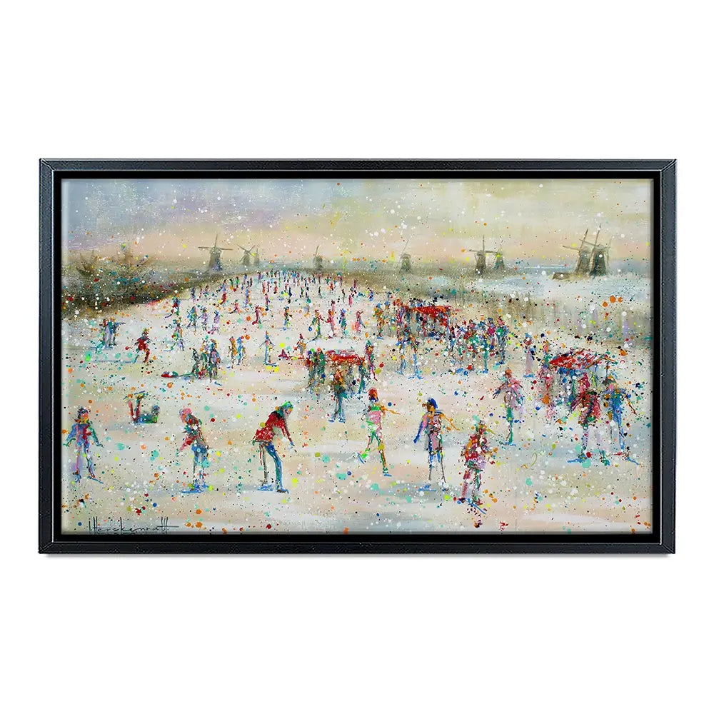 Winter People Canvas Print Winter People Canvas Print wall art product Studio Paint-Ing