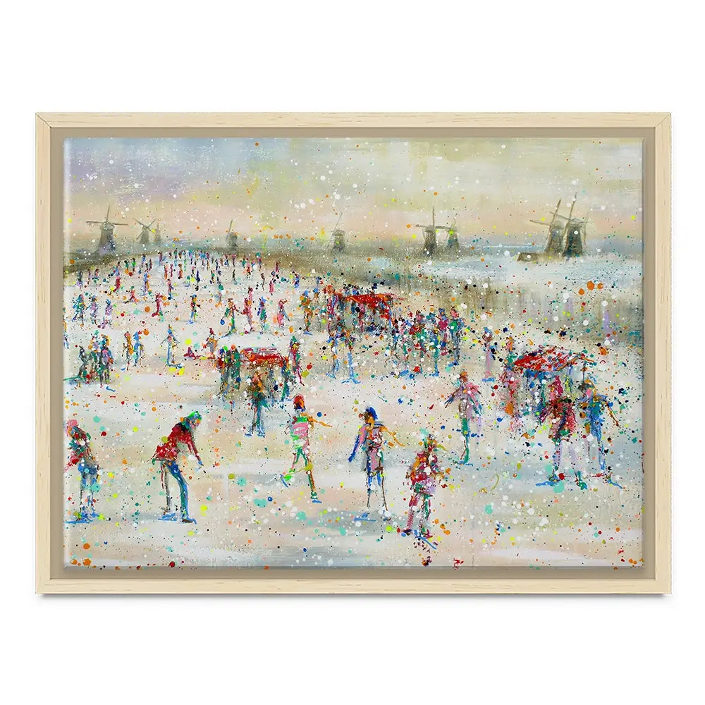 Winter People Canvas Print Winter People Canvas Print wall art product Studio Paint-Ing