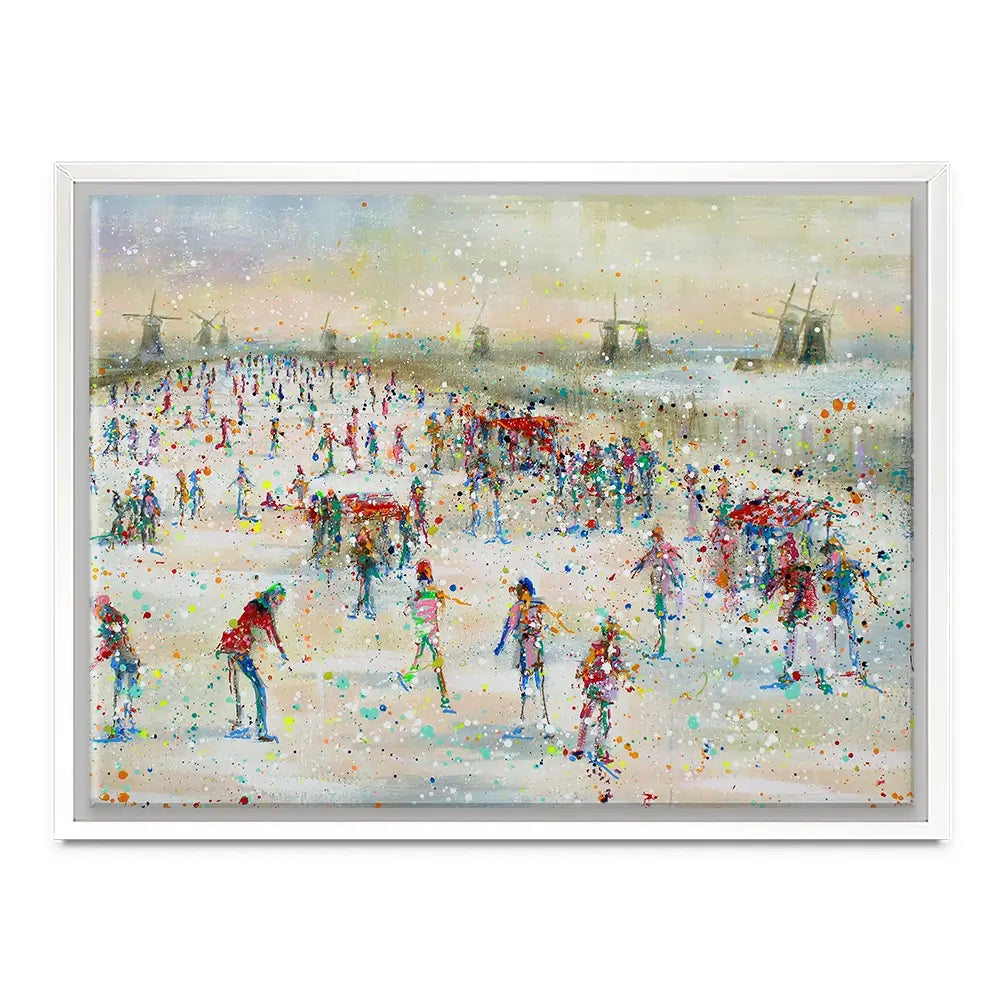 Winter People Canvas Print Winter People Canvas Print wall art product Studio Paint-Ing