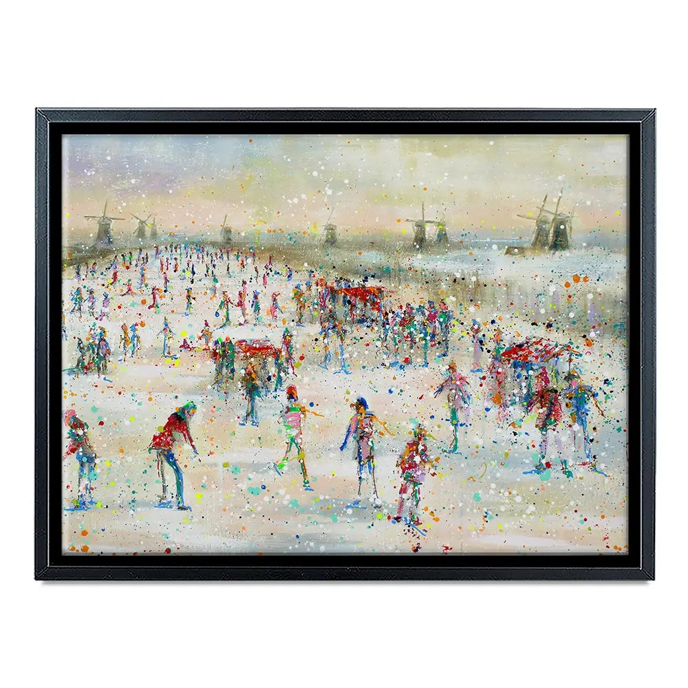 Winter People Canvas Print Winter People Canvas Print wall art product Studio Paint-Ing