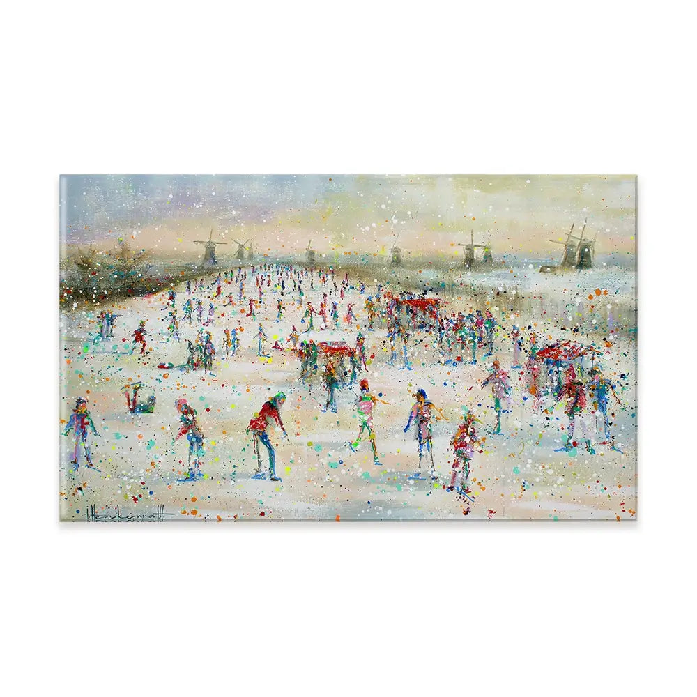 Winter People Canvas Print Winter People Canvas Print wall art product Studio Paint-Ing