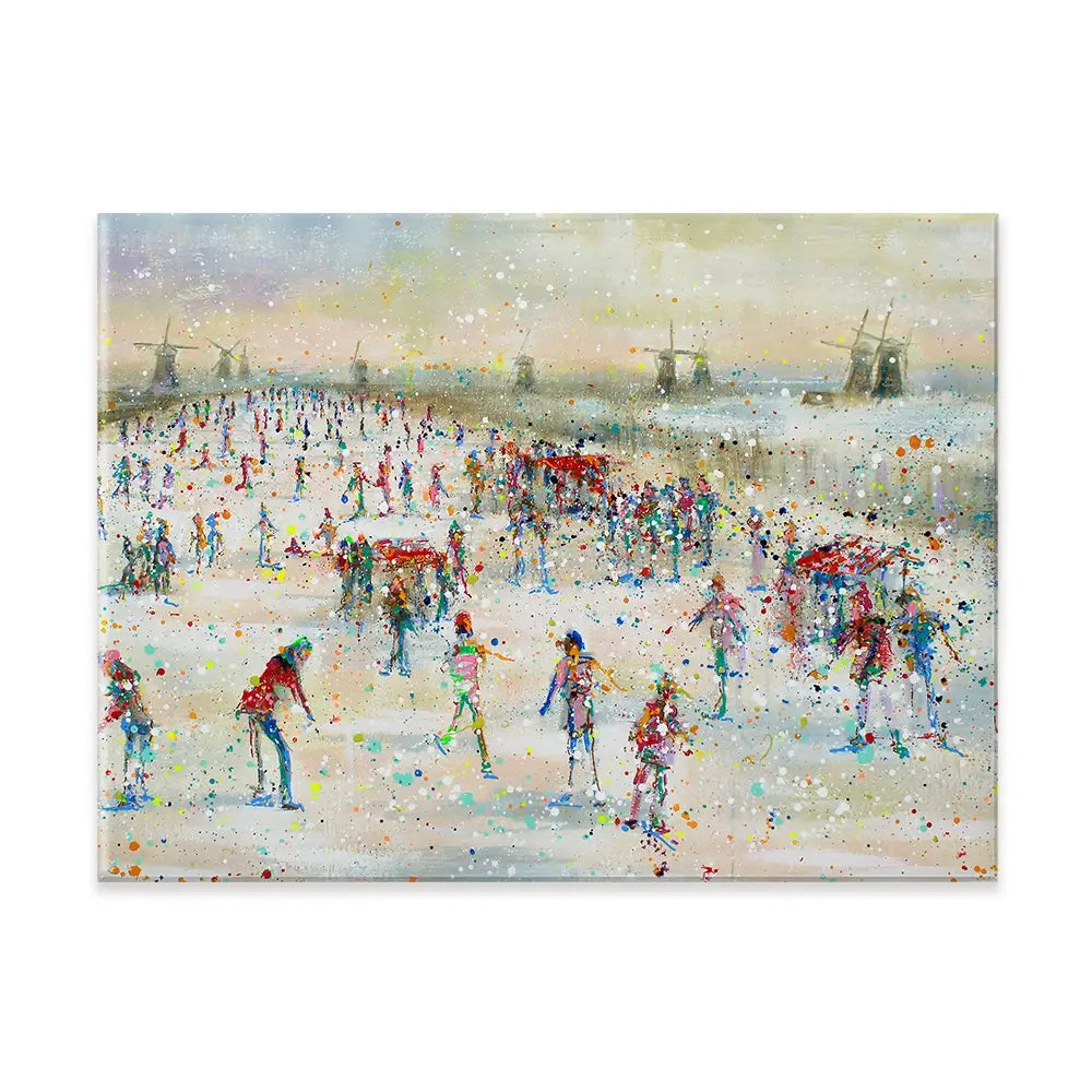 Winter People Canvas Print Winter People Canvas Print wall art product Studio Paint-Ing
