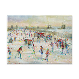 Winter People Canvas Print Winter People Canvas Print wall art product Studio Paint-Ing