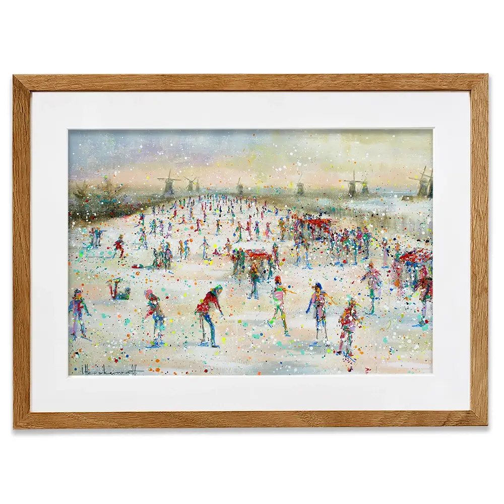 Winter People Framed Art Print Winter People Framed Art Print wall art product Studio Paint-Ing