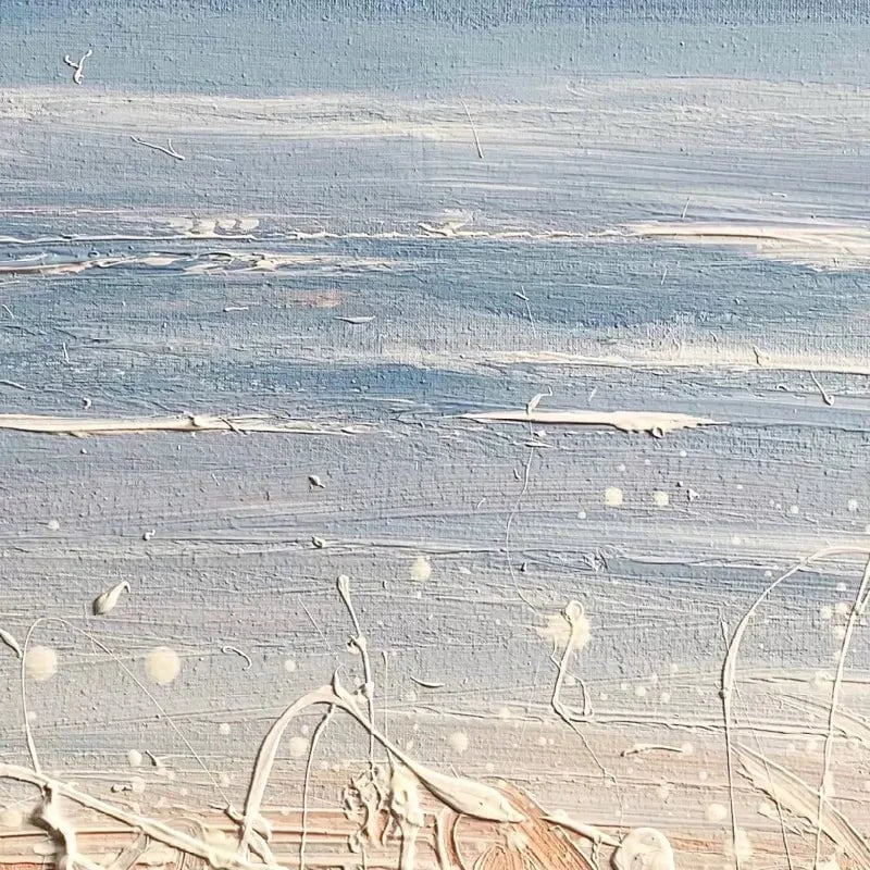 Winter Sea Canvas Print Winter Sea Canvas Print wall art product Charlotte Anna Reed