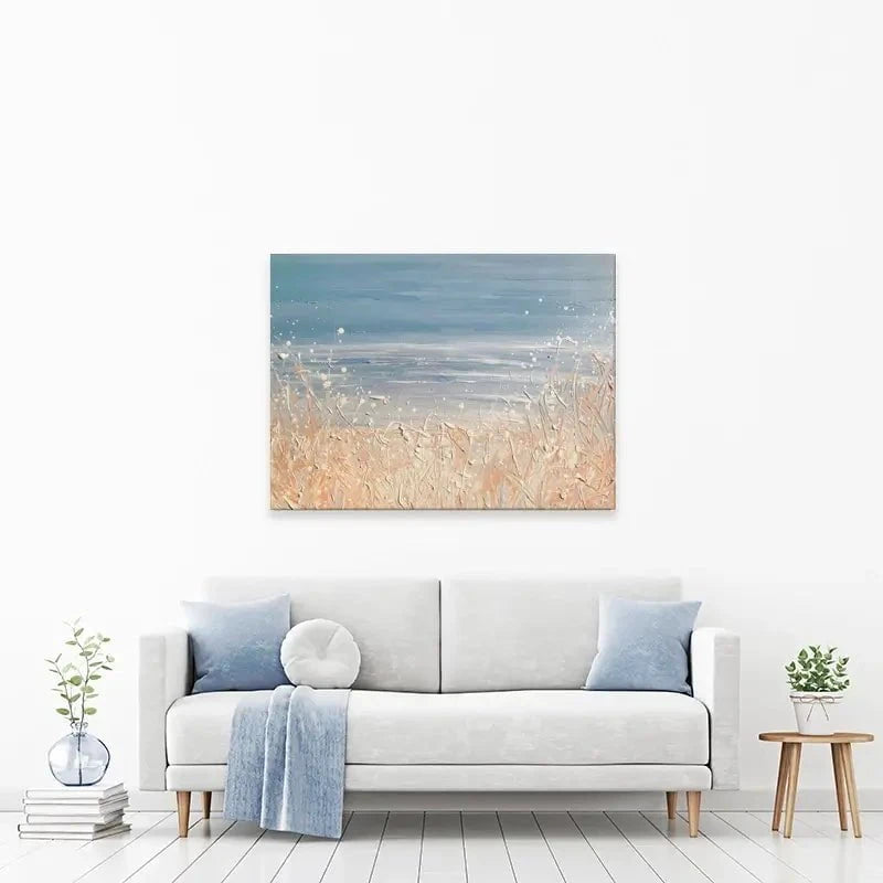 Winter Sea Canvas Print Winter Sea Canvas Print wall art product Charlotte Anna Reed