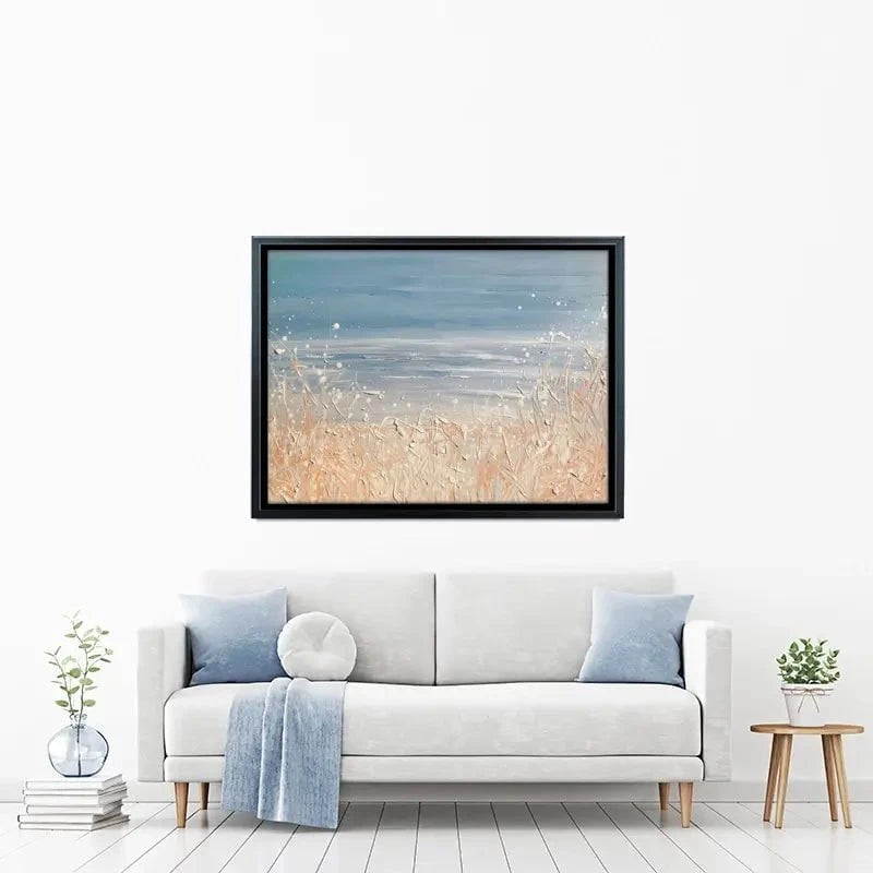 Winter Sea Canvas Print Winter Sea Canvas Print wall art product Charlotte Anna Reed
