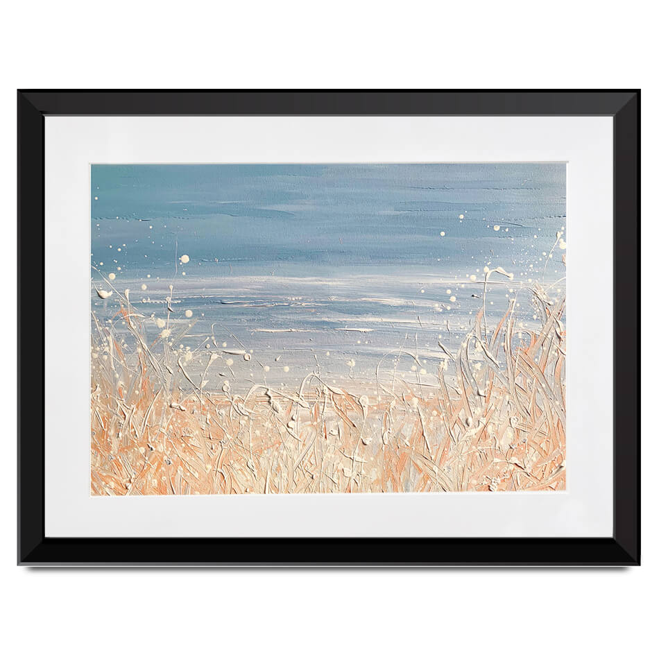 Winter Sea Framed Art Print Winter Sea Framed Art Print wall art product Charlotte Anna Reed